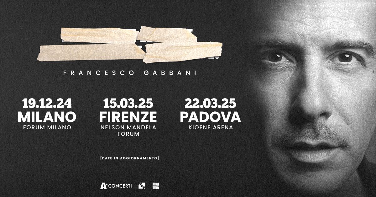 FRANCESCO GABBANI \/\/ FIRENZE 15.03.2025