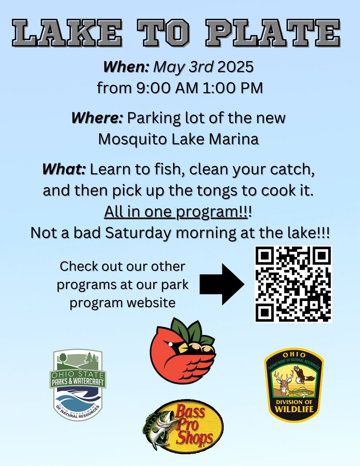 Lake to Plate Fishing Event