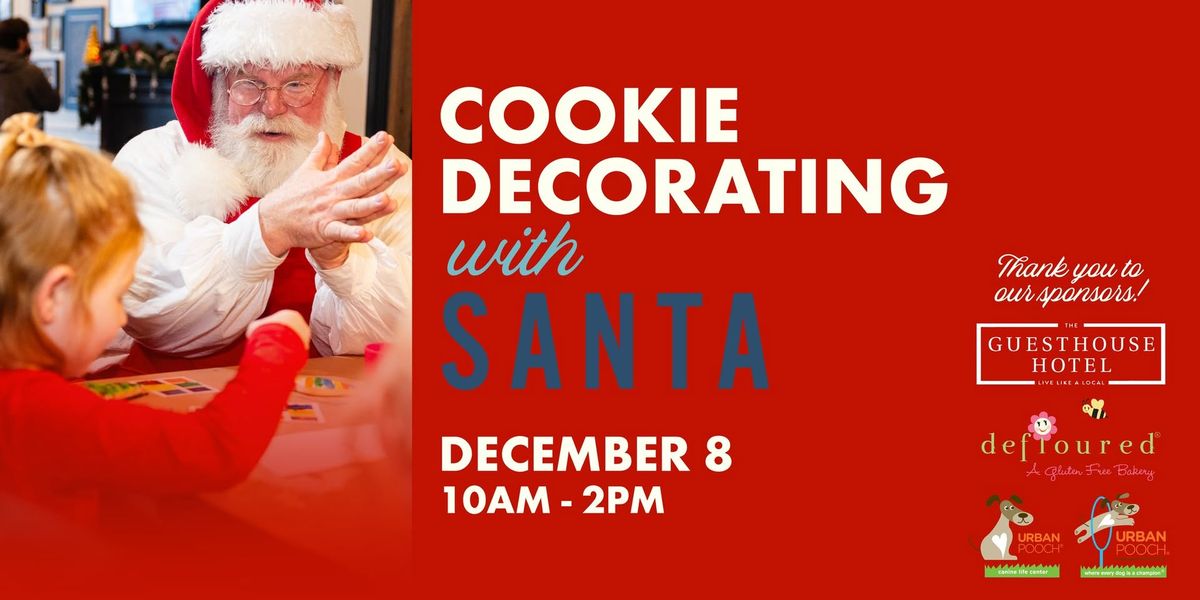 Holiday Cookie Decorating with Santa Claus