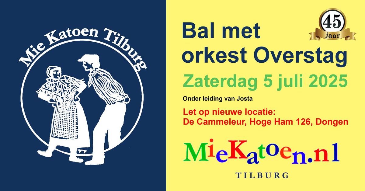 Bal met orkest Overstag van Mie Katoen Tilburg