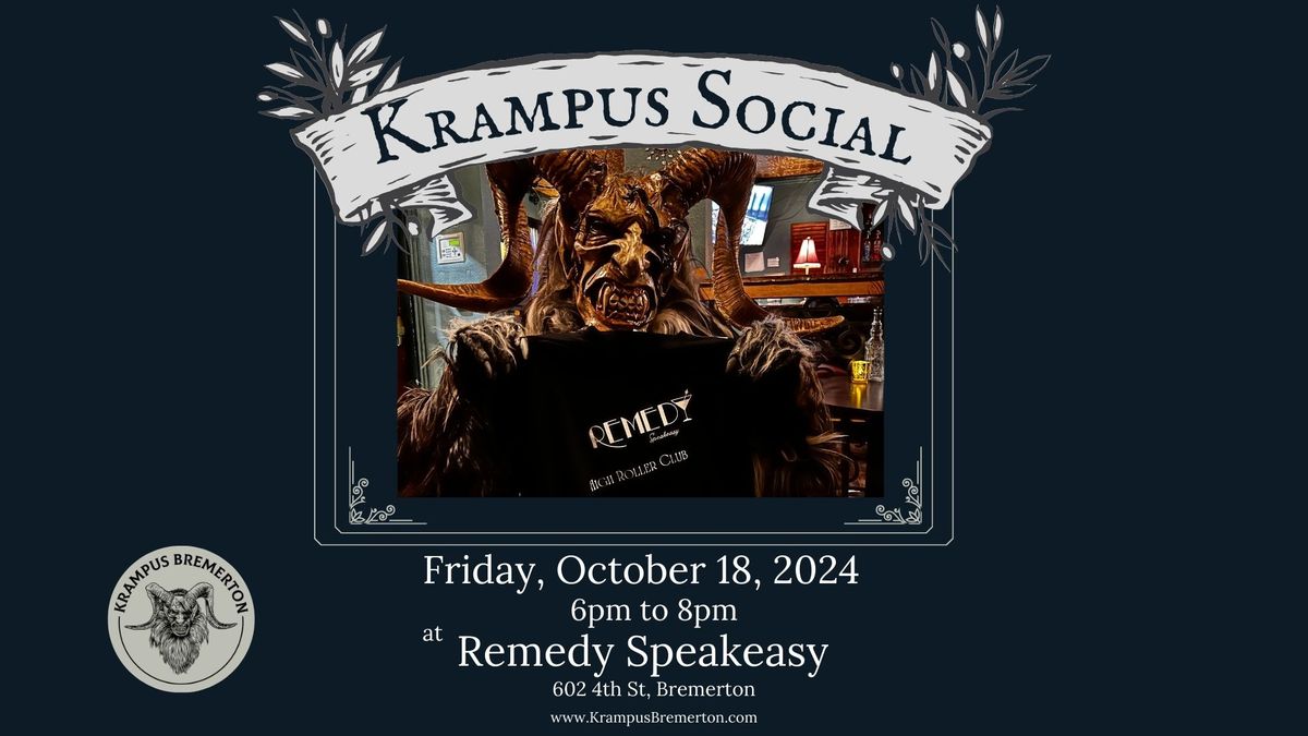 October Krampus Social at Remedy Speakeasy