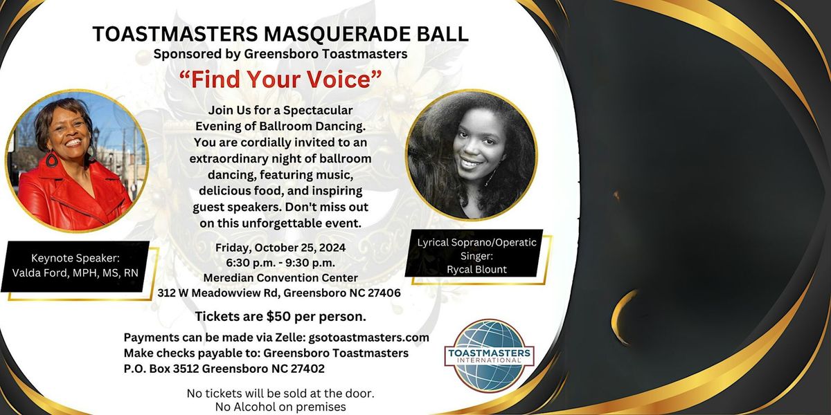 Toastmasters Masquerade Ball