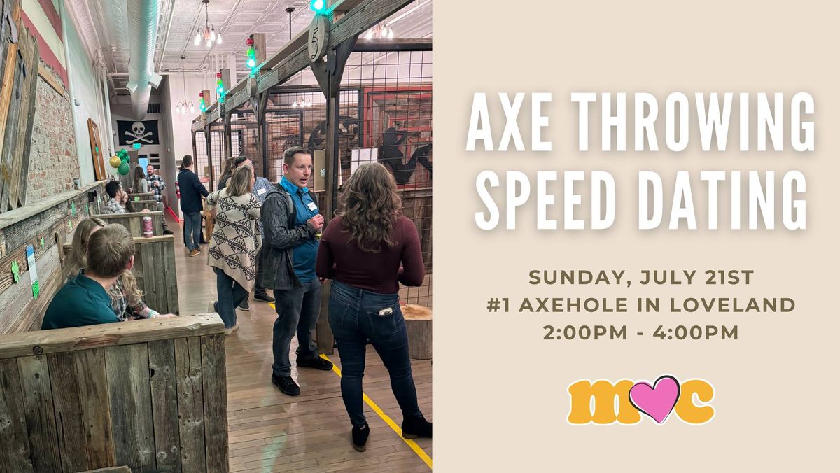 Axe Throwing Speed Dating