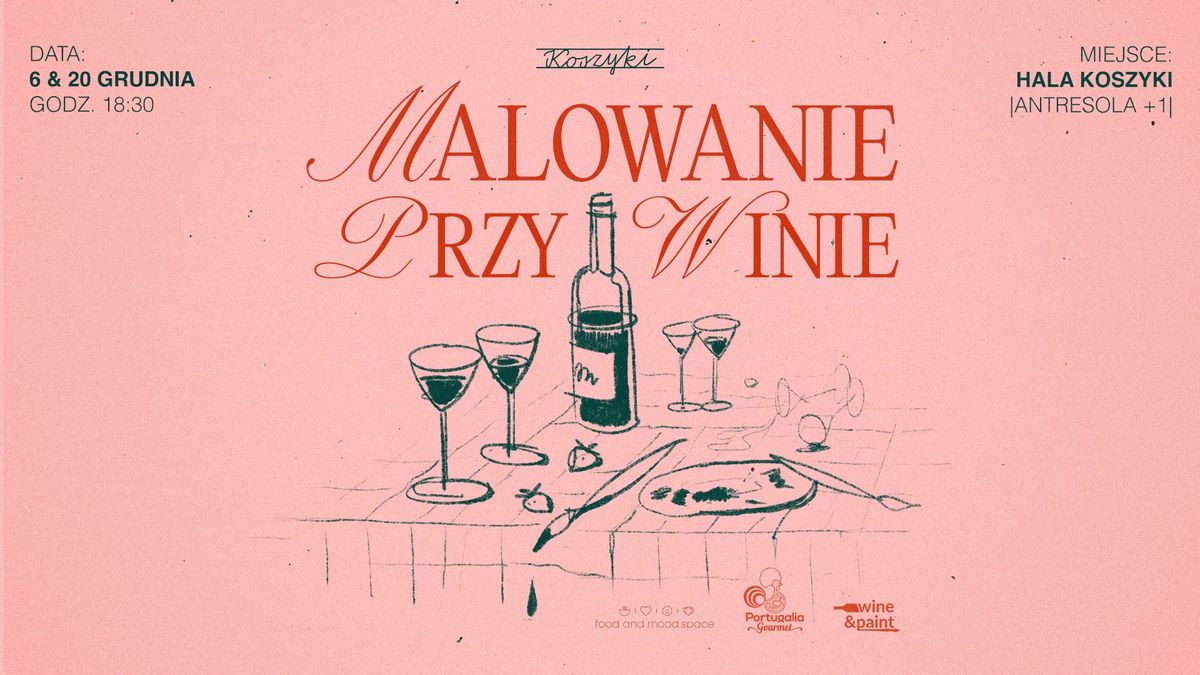 Malowanie przy winie 