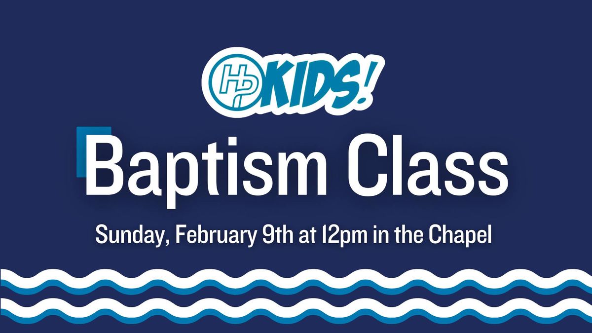 Kids Baptism class