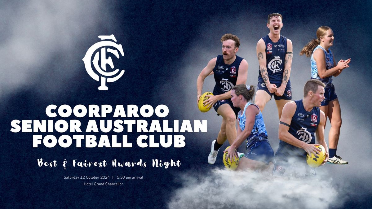 Coorparoo Senior AFC - 2024 Best & Fairest Awards