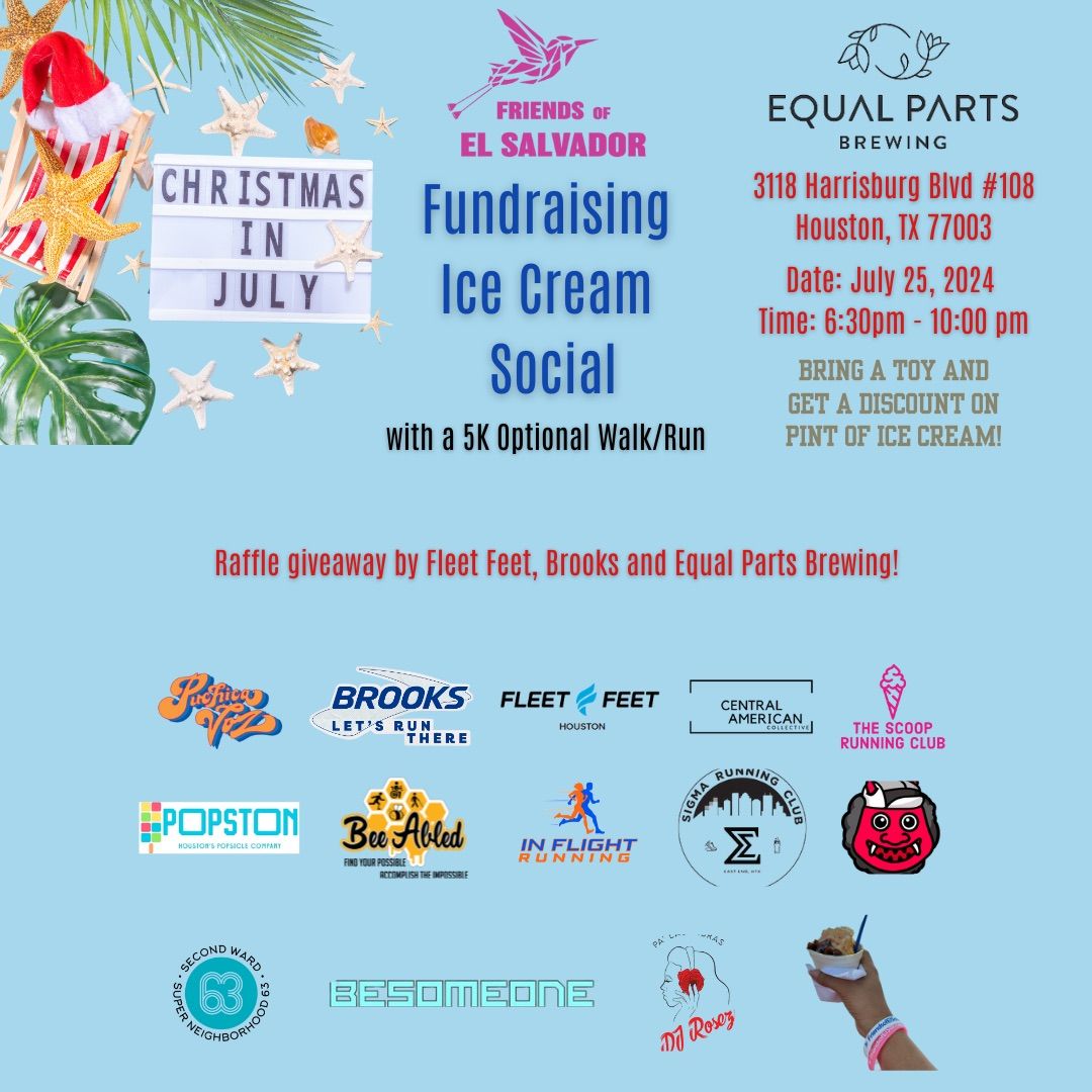 Christmas in July Fundraising Ice Cream Social