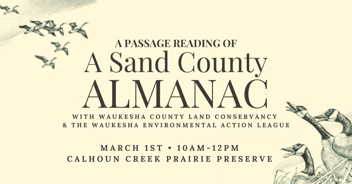 A Passage Reading: A Sand County Almanac