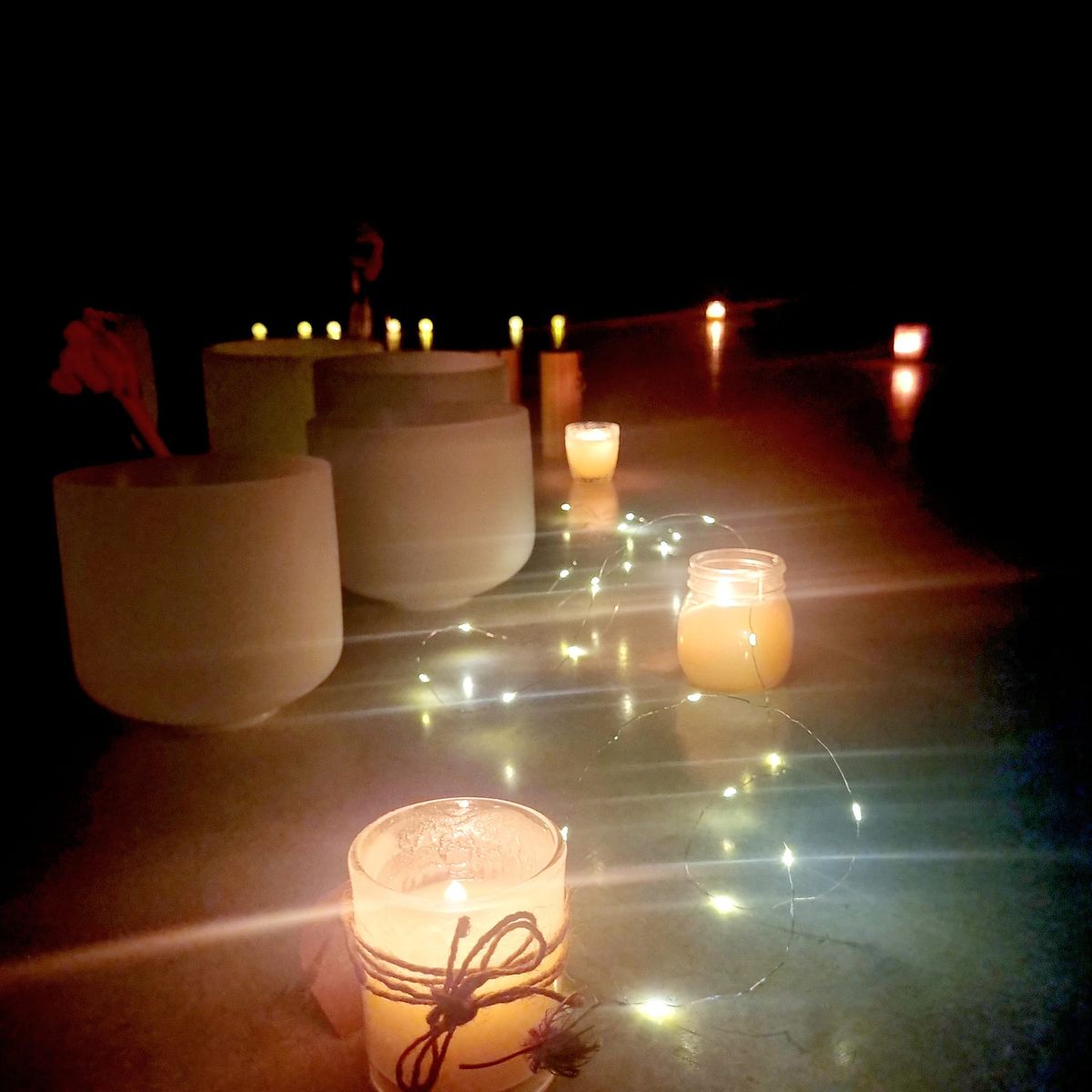Candlelit Yin Yoga, Meditation and Crystal Sound Bath 90 mins 
