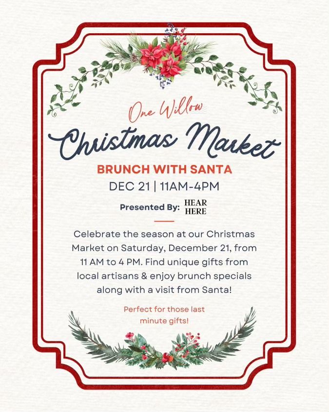 Christmas Pop Up Market at One Willow