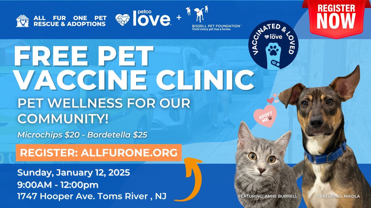 AFO FREE Pet Vaccine Clinic