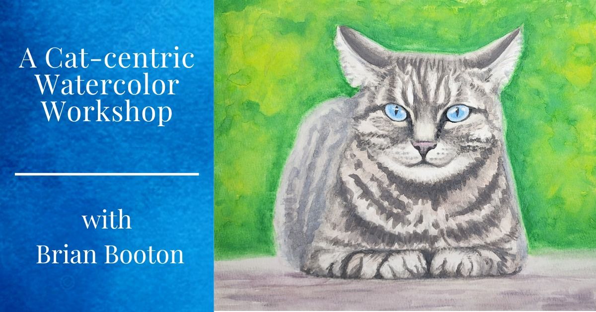 A Cat-centric Watercolor Workshop