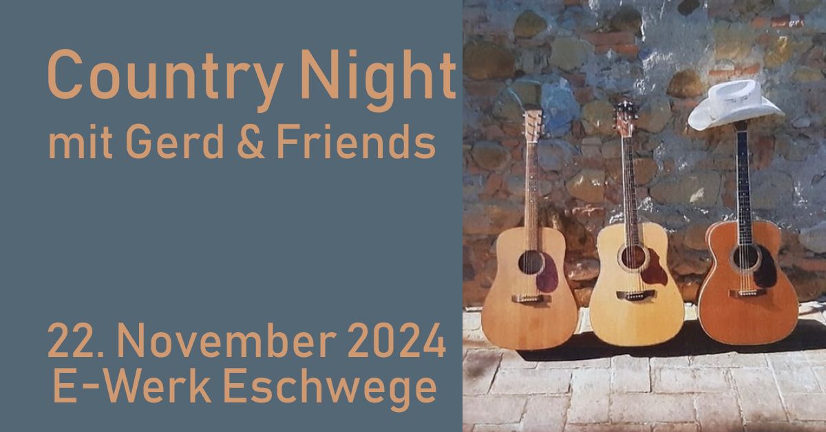 Country Night - 22. November 2024 - E-Werk Eschwege