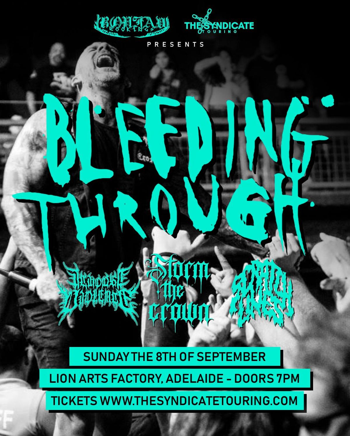 Bleeding Through (USA) Adelaide 