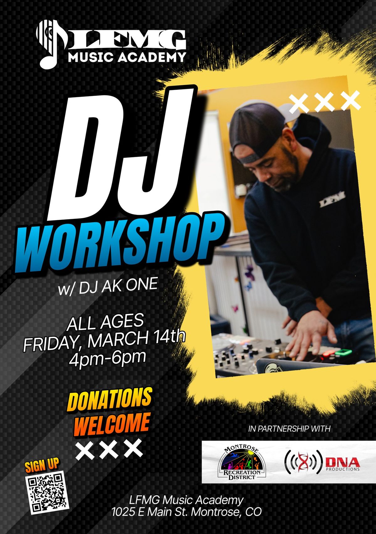 DJ 101 Workshop w\/ DJ AK ONE