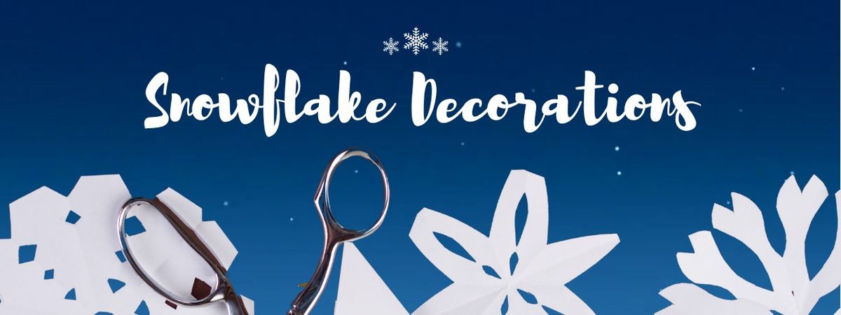 Family Art Play: Snowflake Decorations