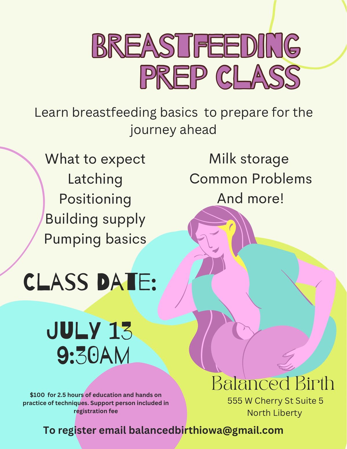 breastfeeding prep class