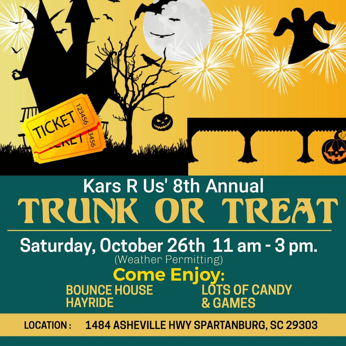 8TH ANNUAL TRUNK OR TREAT