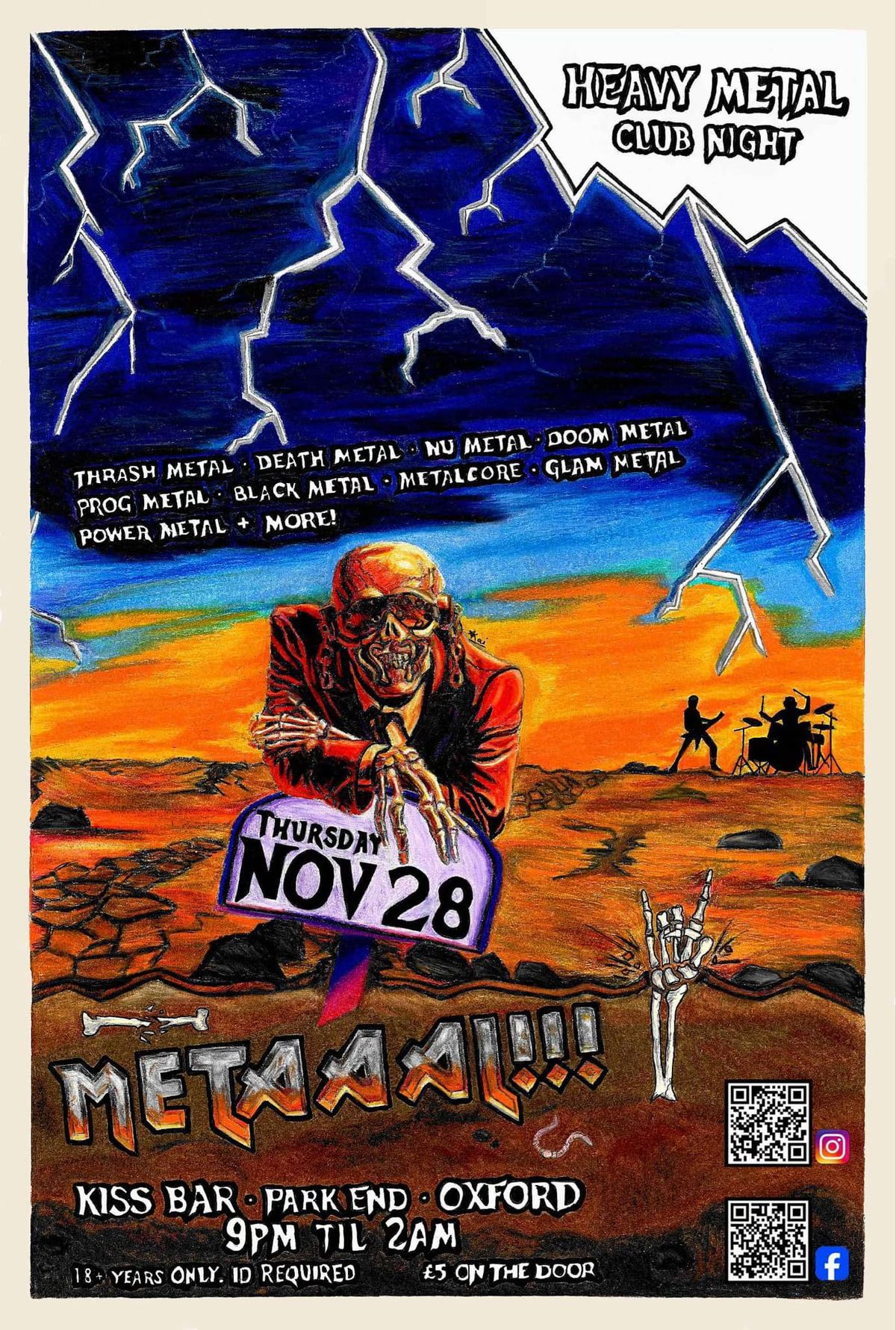 METAAAL!!! Oxford's METAL CLUB NIGHT @ KISS BAR