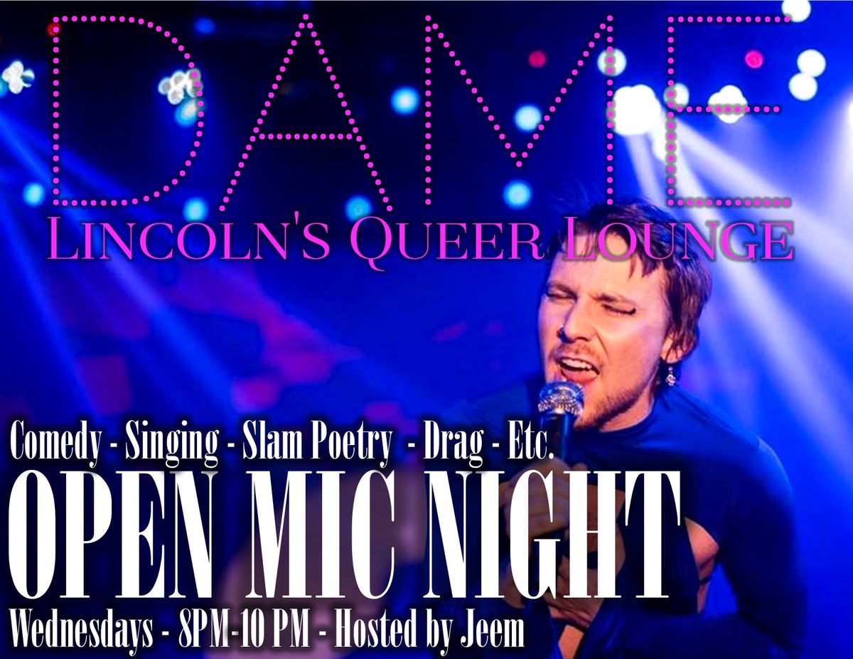 Open Mic Night at DAME - Hosted by Jeem