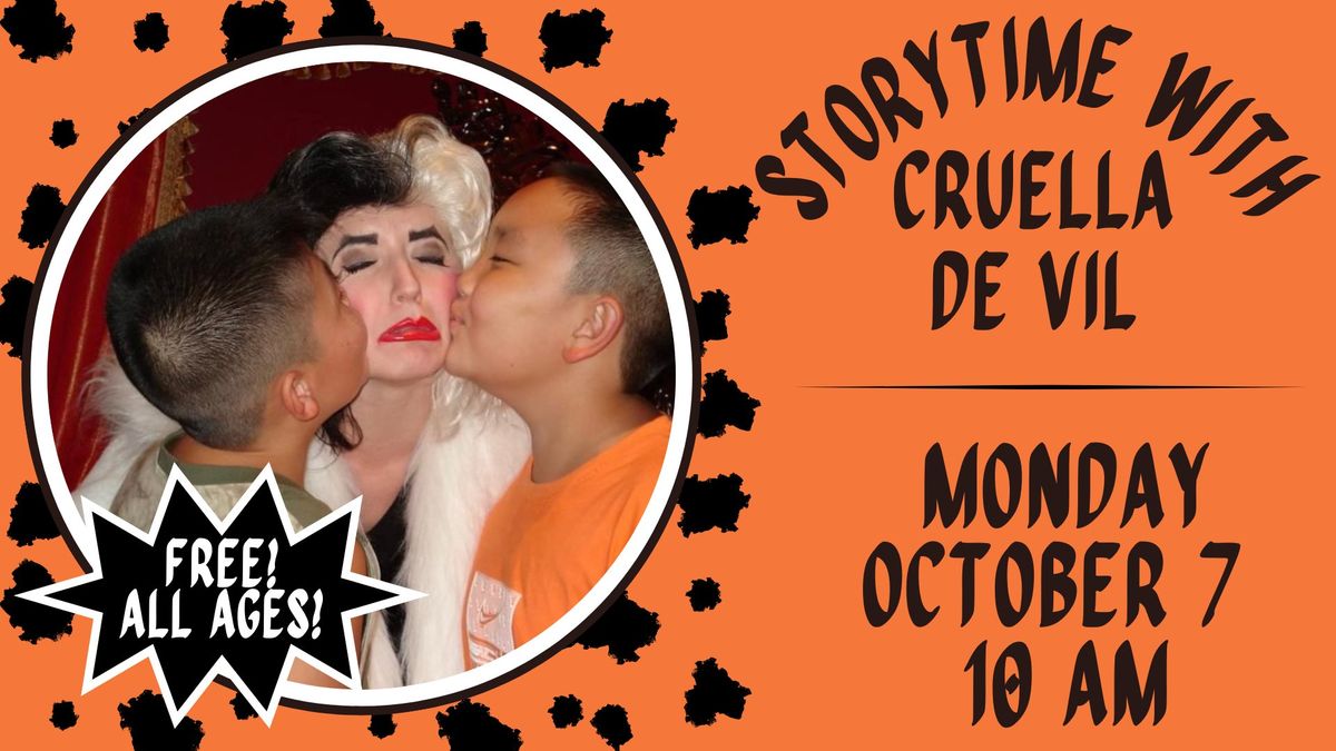 Halloween Storytime with Cruella De Vil