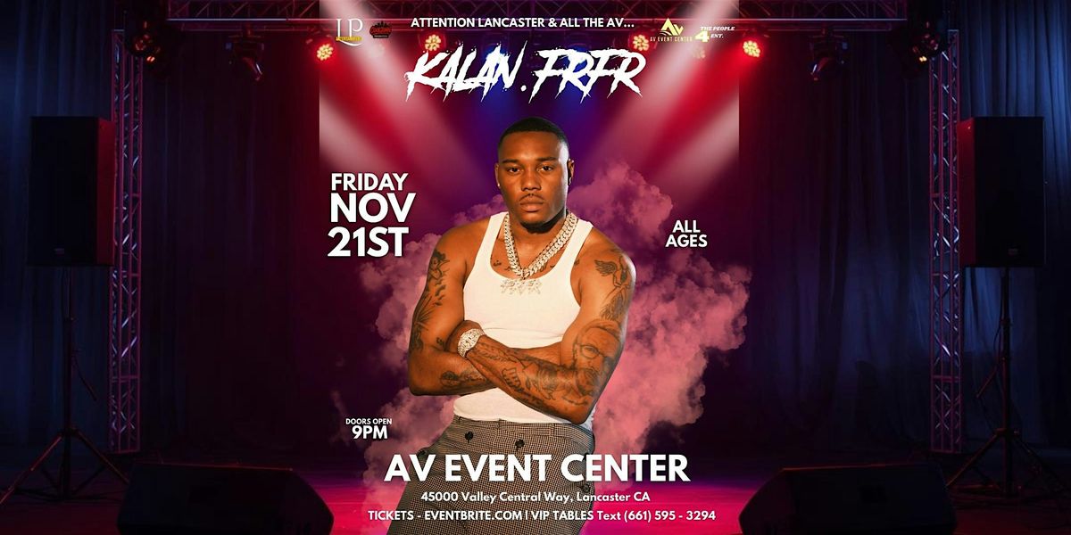 KALAN FRFR PERFORMING LIVE IN LANCASTER