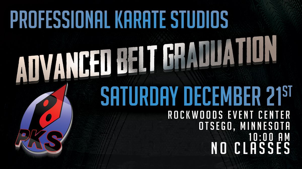 December Advanced Belt Graduation