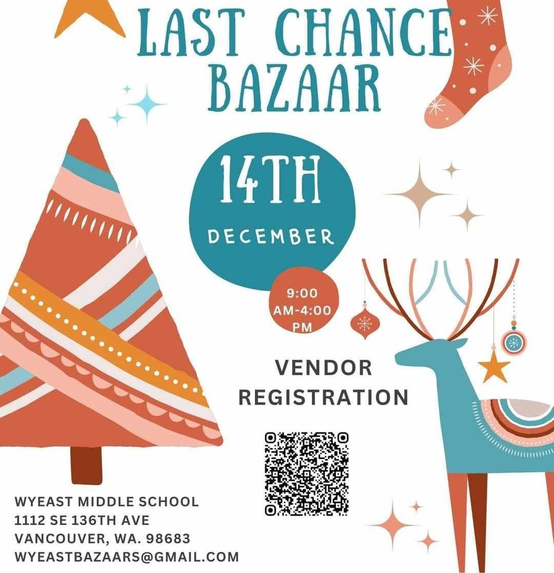 Wy'East Middle School Last Chance Bazaar 