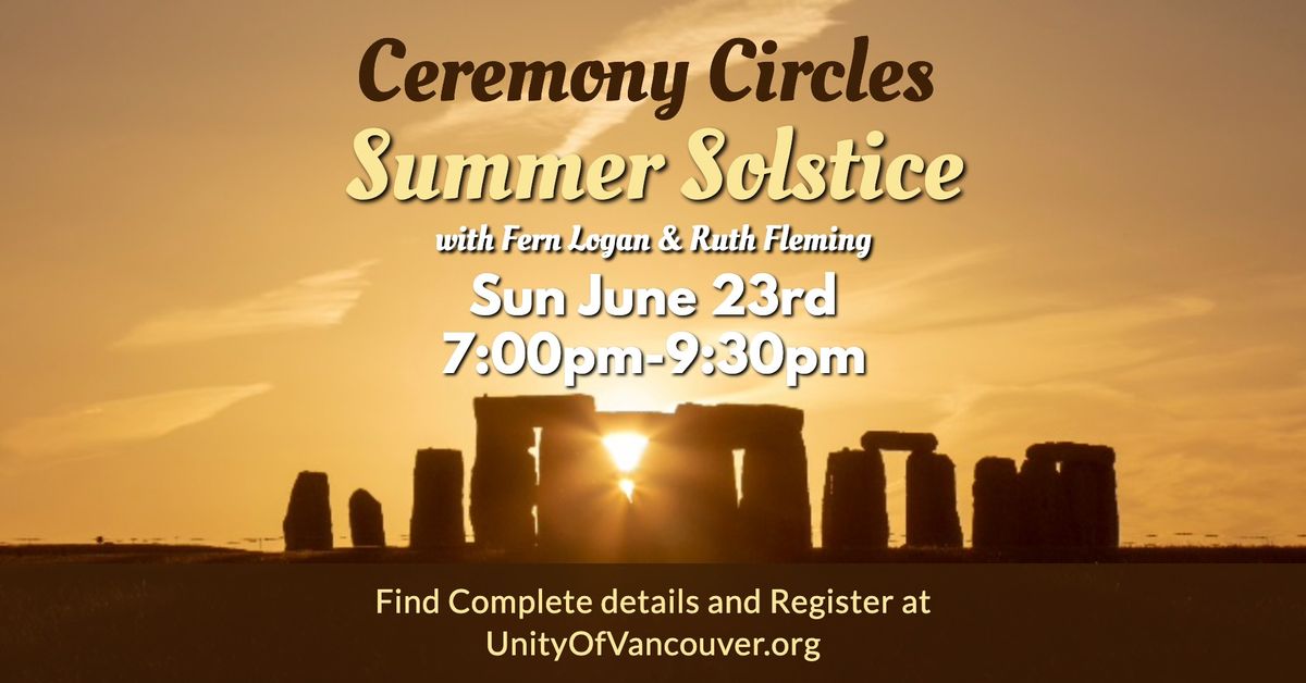 Ceremony Circle - Summer Solstice