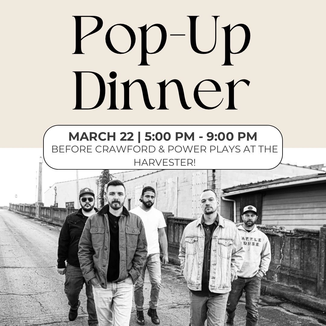 Pop-up Dinner at The Crooked Road & Co.