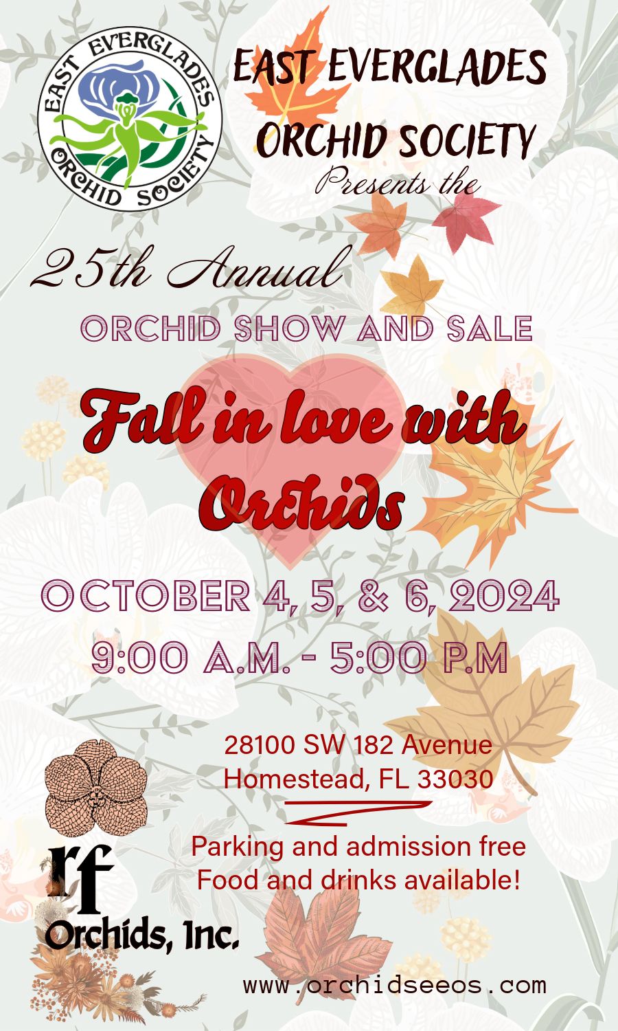 East Everglades OS "Fall in Love with Orchids" Show and Sale