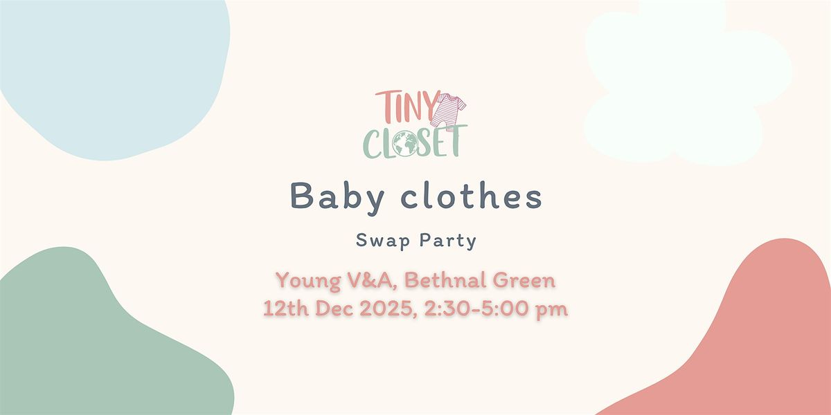 Young V&A pre-loved baby clothes party