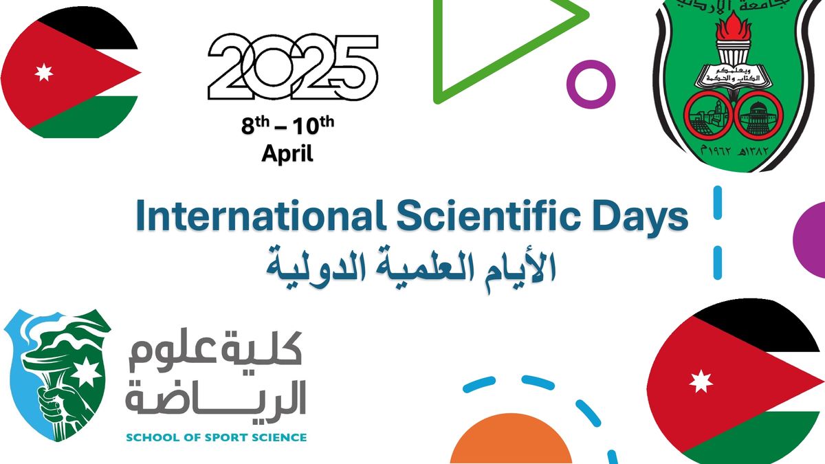 "International Scientific Days - \u0627\u0644\u0623\u064a\u0627\u0645 \u0627\u0644\u0639\u0644\u0645\u064a\u0629 \u0627\u0644\u062f\u0648\u0644\u064a\u0629 "