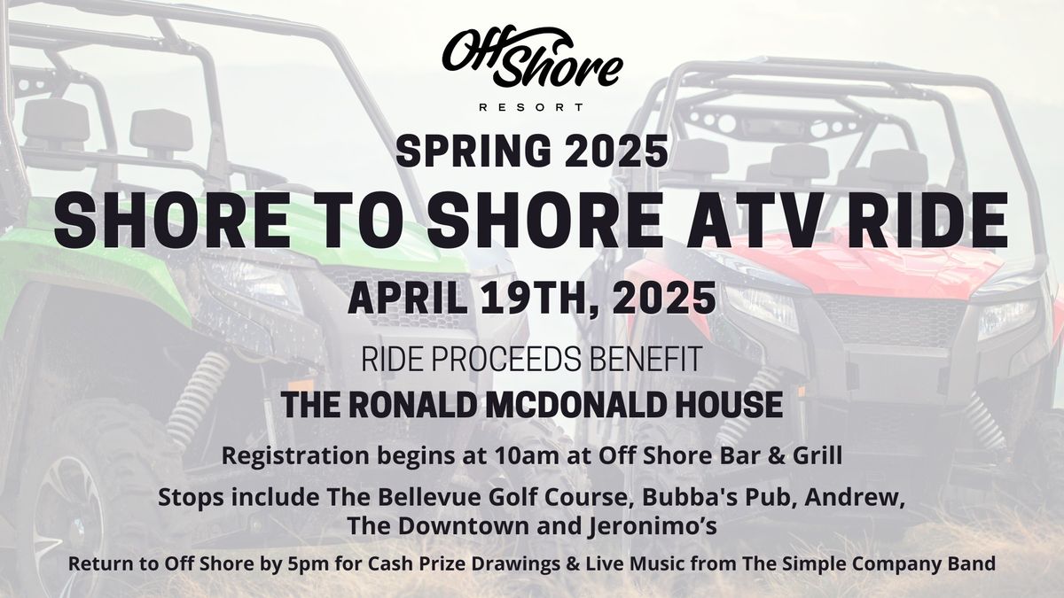 4th Annual Spring Shore to Shore ATV Ride