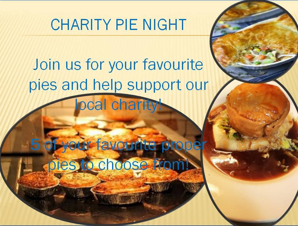 Charity pie night