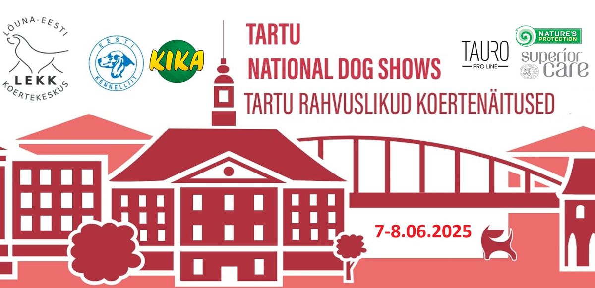 Tartu rahvuslikud koerten\u00e4itused \/ Tartu national dogshows (2xCAC)