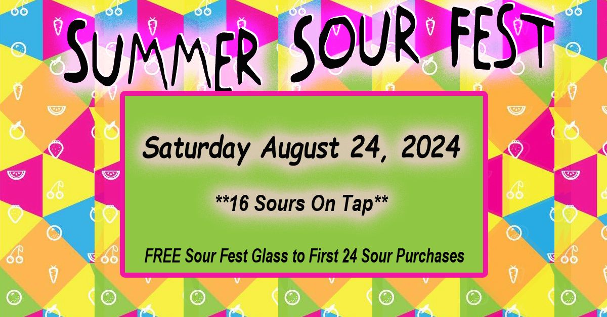 5th Annual Summer Sour Fest at Chesepiooc with OLD LINE EATS Noon to 6pm