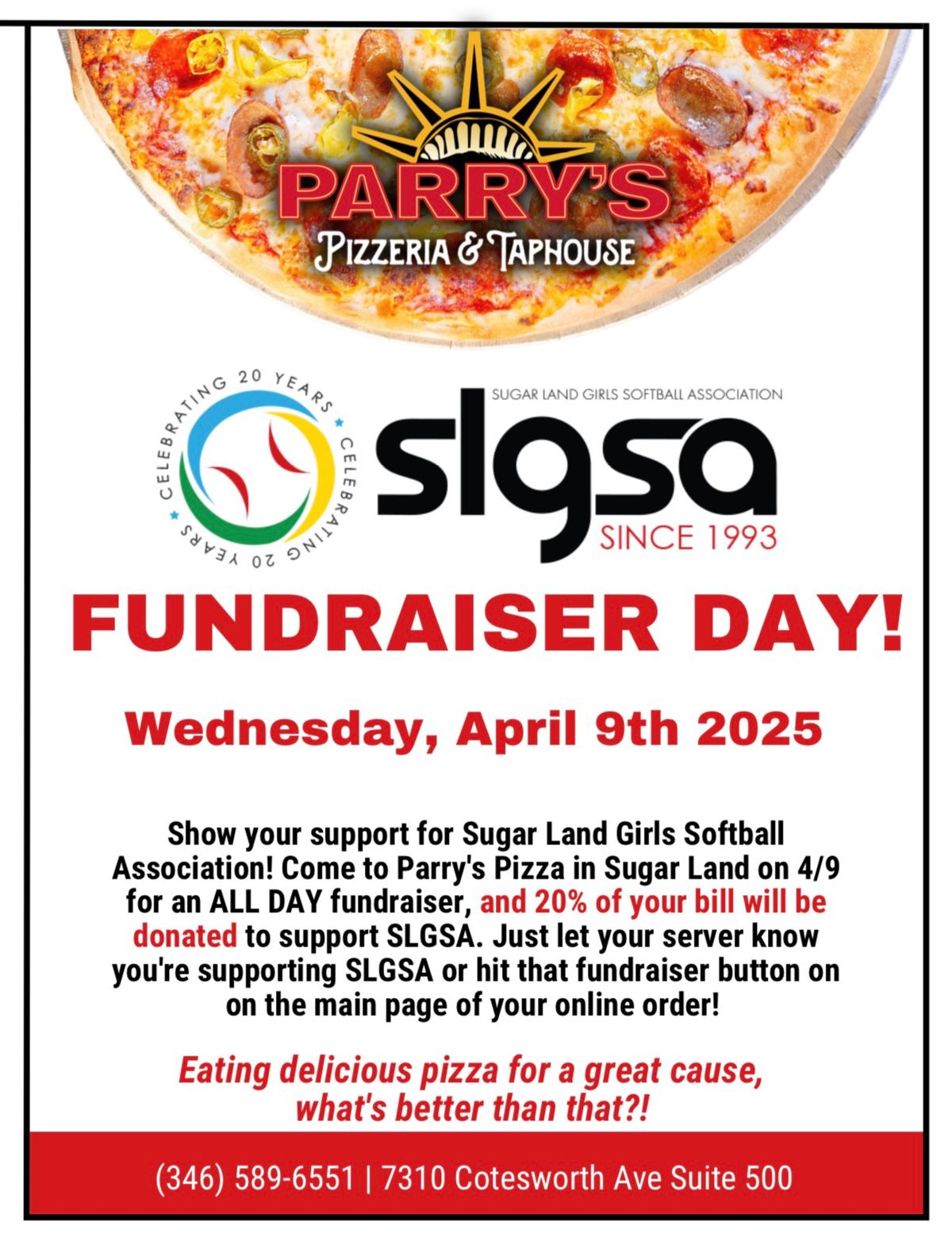 Sugar Land Girls Softball Association Fundraiser