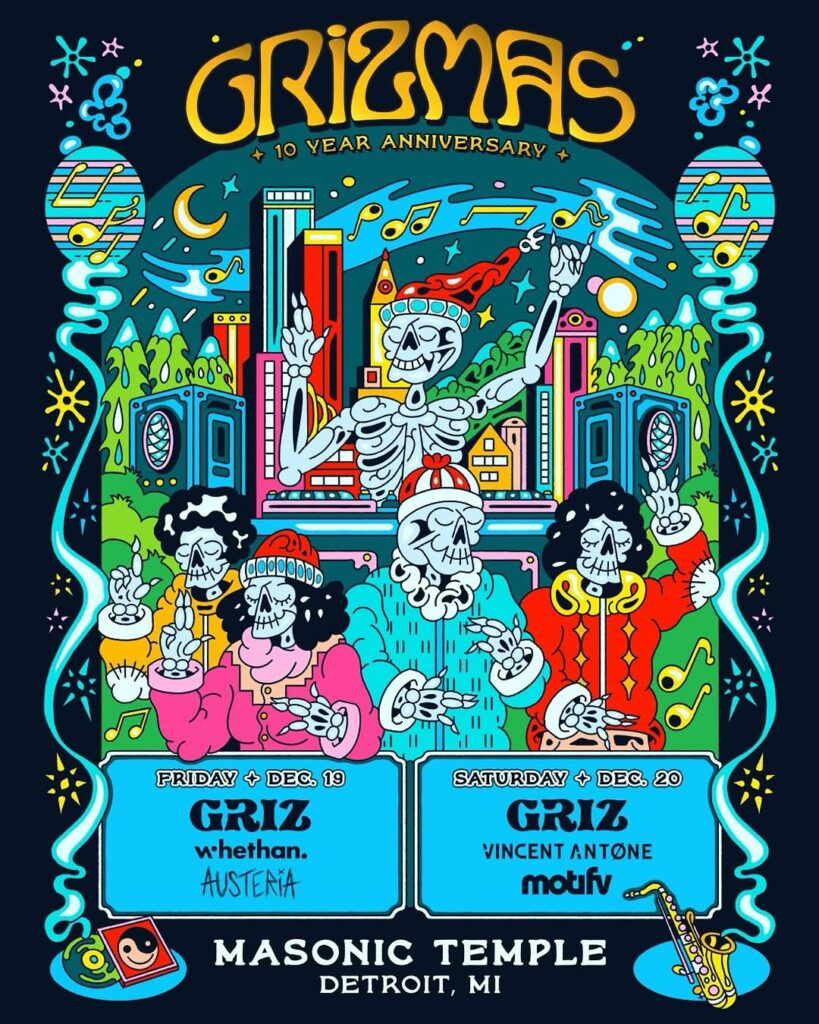 GRiZMAS - Vincent Antone at Masonic Temple - Temple Theatre