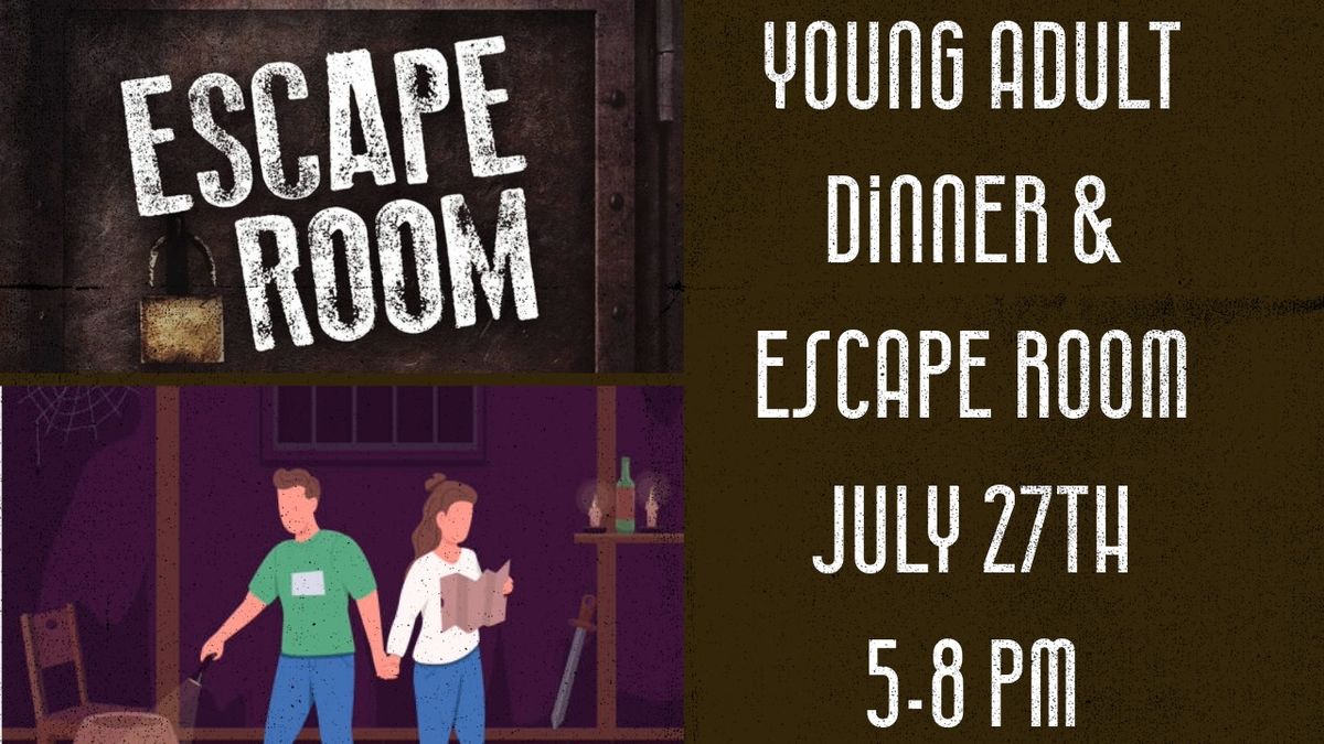 Young Adult Dinner and Escape Room Night