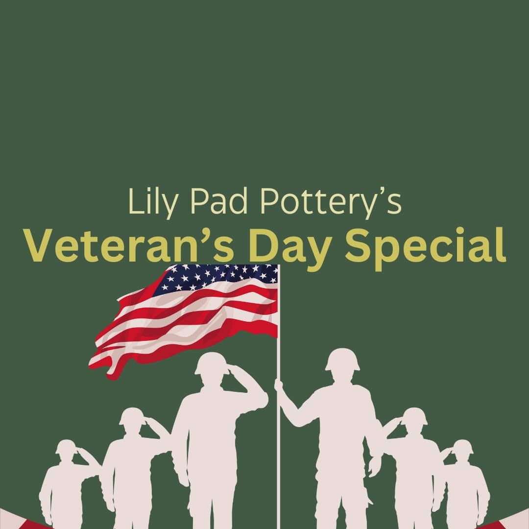 Veteran's Day Special - 50% off for Veterans