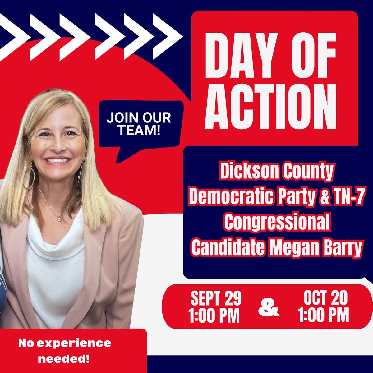 TN-7 Congressional Candidate Megan Barry Day of Action-September 