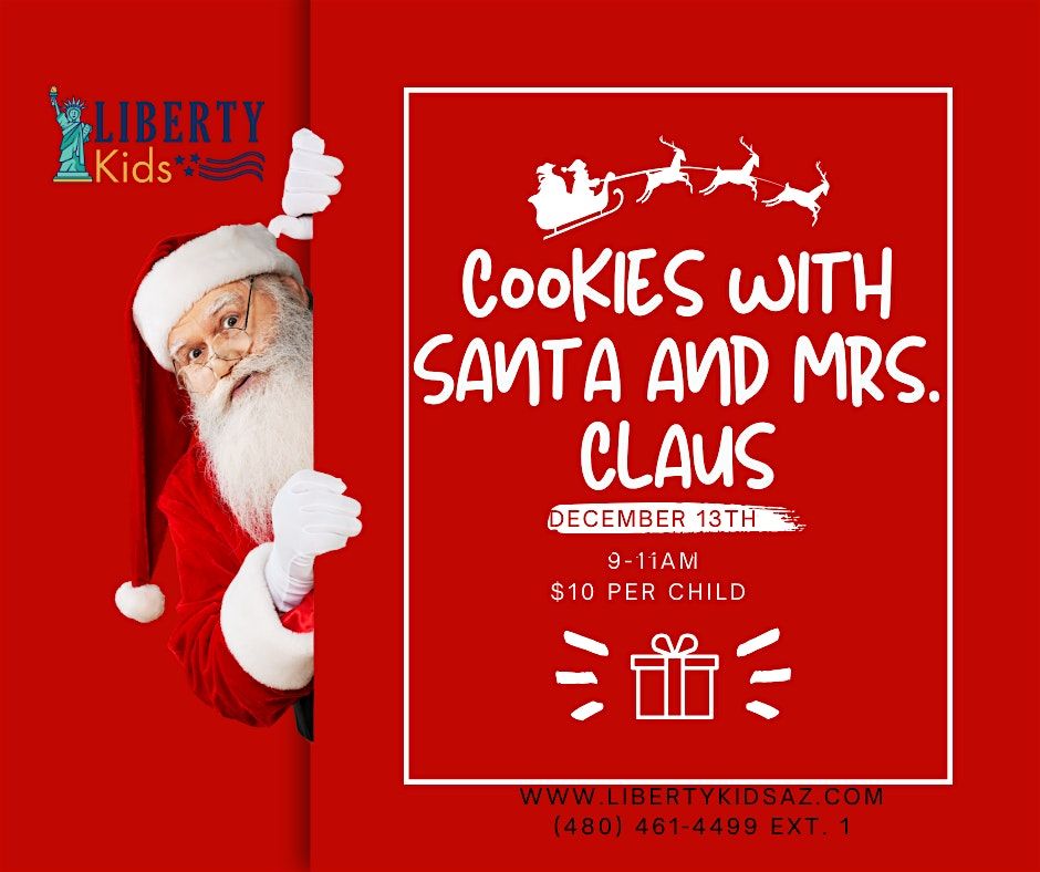 Cookies with Santa & Mrs. Claus