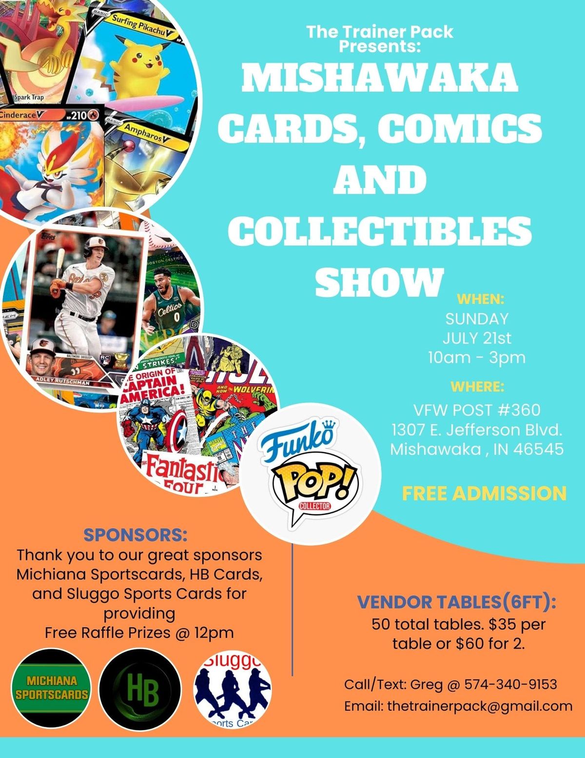 Mishawaka Cards, Comics, & Collectibles Show