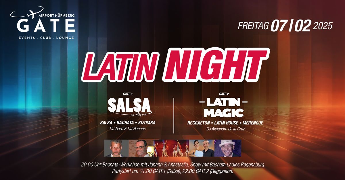 LATIN NIGHT mit "Salsa im Airport" & "Latin Magic" - auf 2 Areas