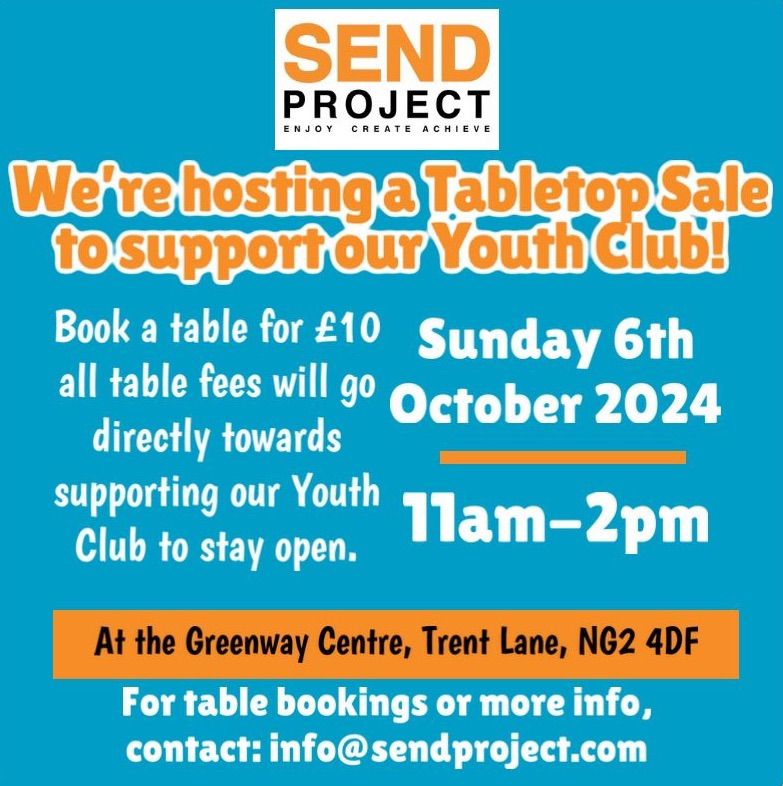 Fusion Youth Club Tabletop Sale