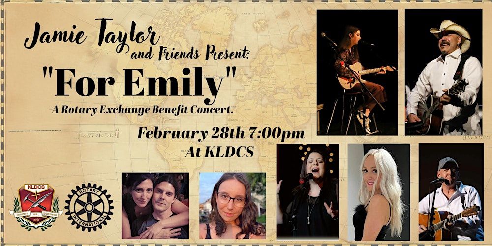 Jamie Taylor and Friends "For Emily" Rotary Exchange Benefit Concert