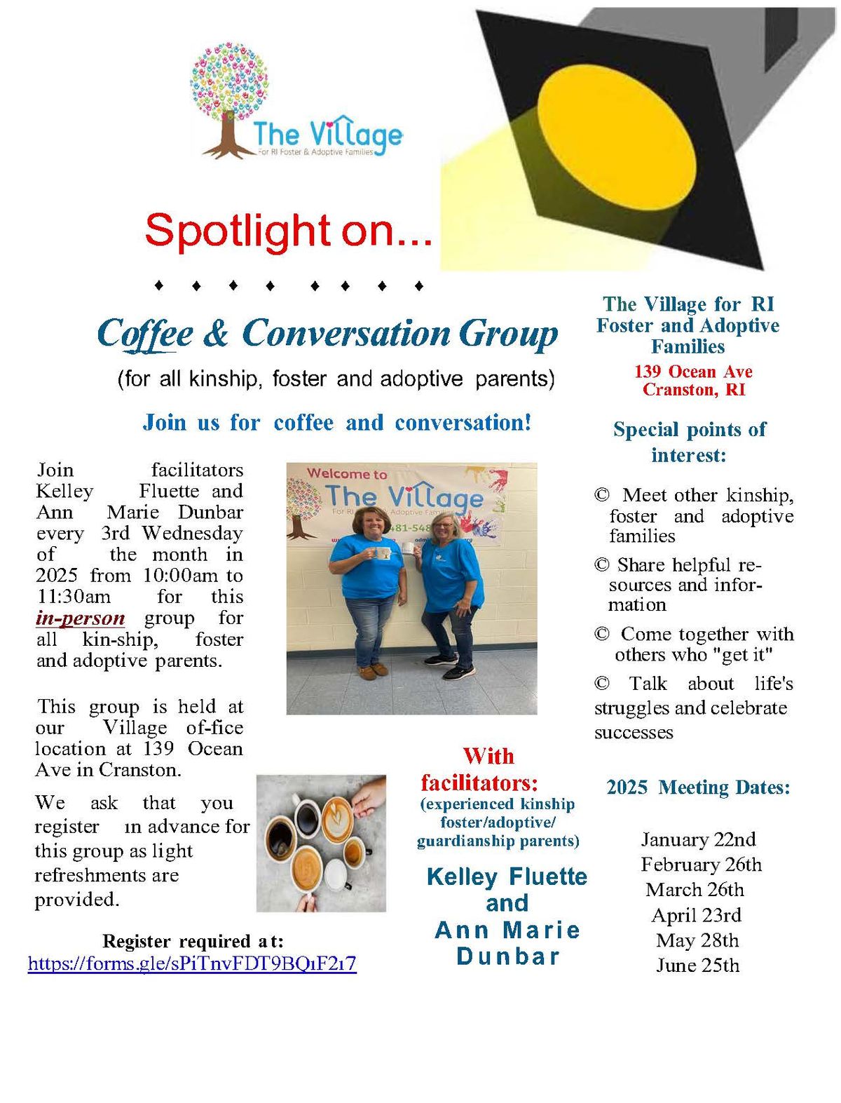 IN-PERSON DAYtime Kinship Coffee & Conversation Group