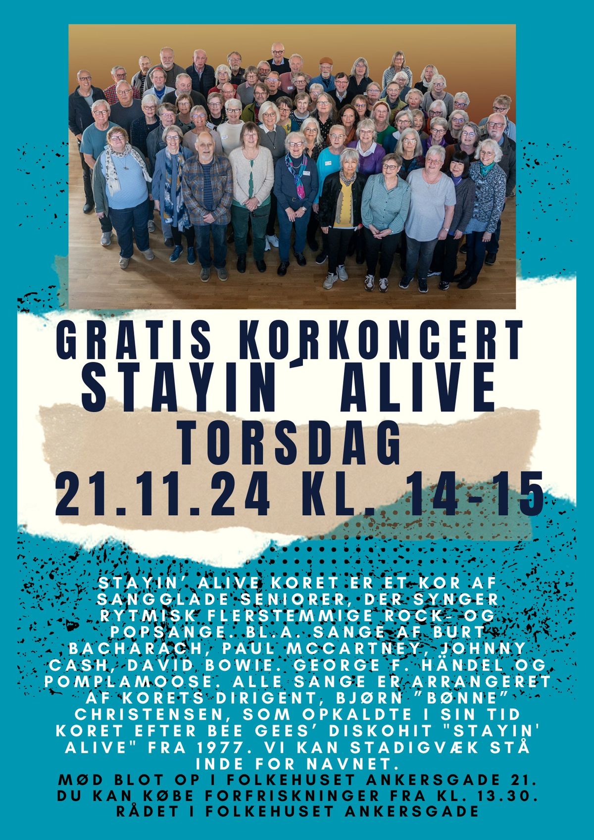 Gratis korkoncert Stayin\u00b4 Alive