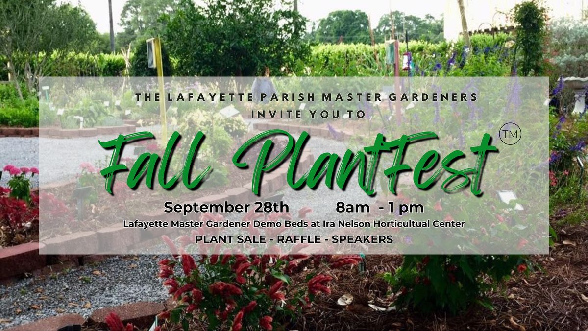 Fall PlantFest\u2122